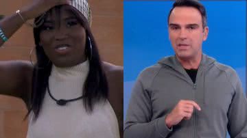 Leidy Elin paga mico após entender discurso de Tadeu errado - Reprodução/TV Globo