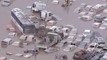 Eldorado do Sul é atingida por enchente - FOTO: GloboNews